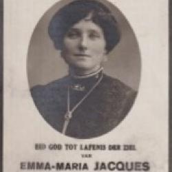 Foto van doodsprentje Emma-Maria Jacques