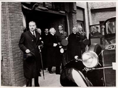 Bezoek van Z.M. Koning Leopold III, Tielt 30 oktober 1937