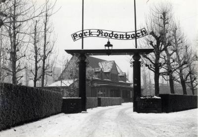 Park Rodenbach in de sneeuw, jaren 1960