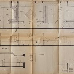Grondplan studio's Radio Rolarius Kattenstraat, Roeselare