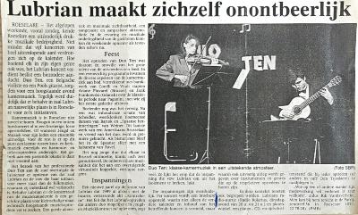 Lubrian maakt zichzelf onontbeerlijk