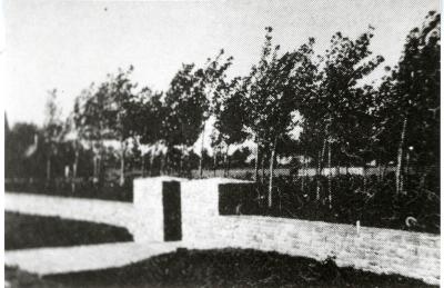 Duitse militaire begraafplaats op de wijk De Ruiter