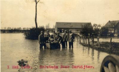 Overstroming hoeve Deruyter, 1925