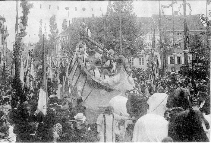 Rodenbachstoet, wagen van de zeekoning, 1909