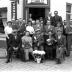 Kampioenviering in café 'Sportwereld', Izegem 1957