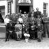 Kampioenviering in café 'Sportwereld', Izegem 1957