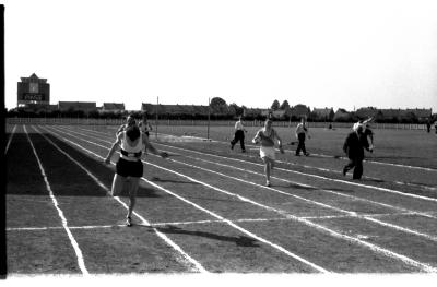 Atletiekwedstrijd: lopen, Izegem 1957