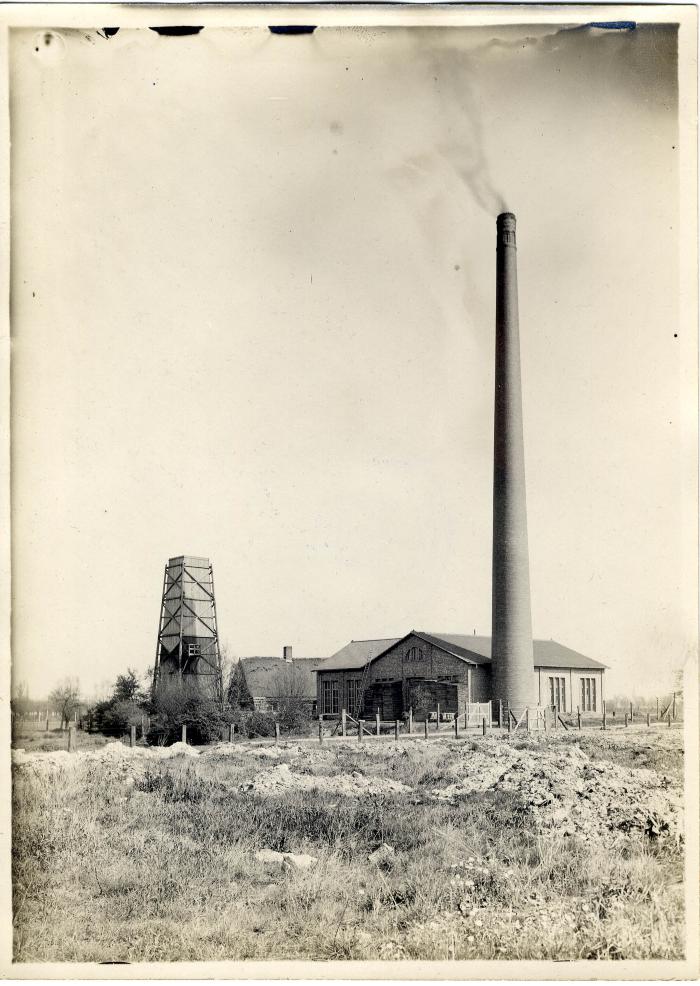 Schoorsteen van de fabriek Sabbe & Steenbrugge (SAST)