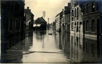 Overstroming Wallenstraat, 1925