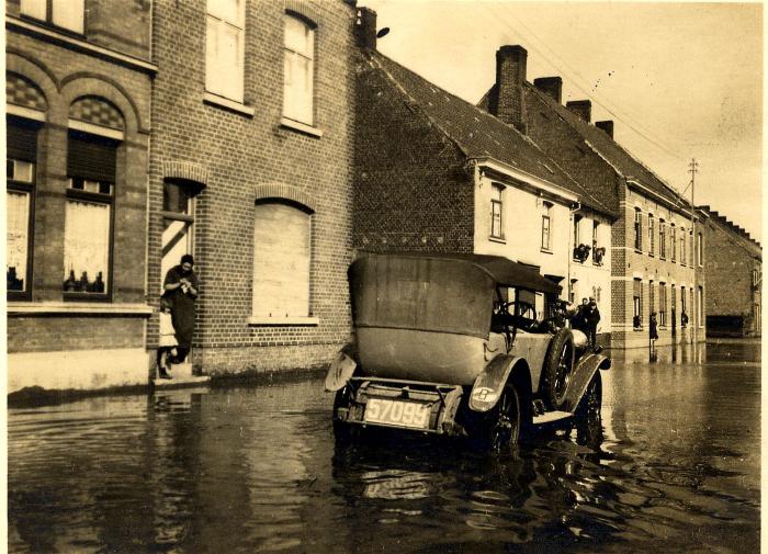 Overstroming Kattenstraat, 1925