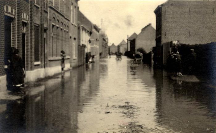 Overstroming Kattenstraat, 1925