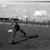 Voetbalwedstrijd SK Beveren - FC Izegem: keeper Misplon in actie, Izegem 1957