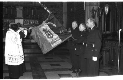 Vrij Brandweerkorps Izegem: wijding vlag, Izegem 1957