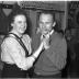 Kampioenviering café 'De Nieuwe Herder': Yvette danst met echtgenoot, Izegem 1957