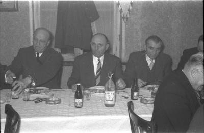 Wielerclub Verenigde Sportvrienden: feestmaal, Emelgem 1958