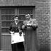 Huldiging kampioenen duivenmelkers 'Het Nieuw Gemeentehuis': 2 winnaars, Kachtem 1958