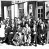 Kampioenviering  café ''t Wielke': groepsfoto, Izegem 1958