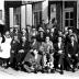 Kampioenviering  café ''t Wielke': groepsfoto, Izegem 1958