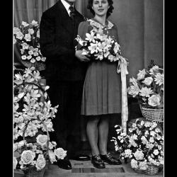 Huwelijk Maurice Arthur Windels - Jeanette Ivonne Devos, Lendelede, 1945